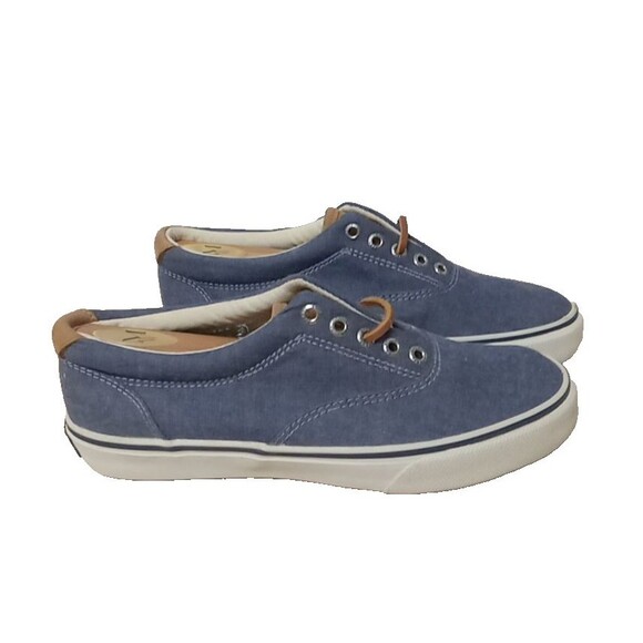 Mens Canvas SPERRY TOP SIDER STRIPER ll STS14546 Sneakers - Shoe Size US 7 M - Picture 4 of 8